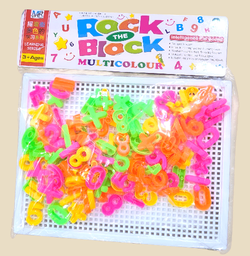 123 Number Learning Blocks Toy with Pegboard – Educational Math Game for Kids in Pakistan - BachoKaBazar