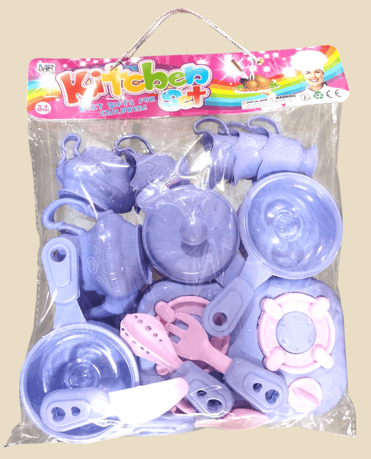 Kids Plastic Kitchen Big Set Toy – Cooking Play Set for Girls & Boys | Pretend Play Cooking Utensils Pakistan - BachoKaBazar