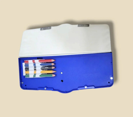 Premium Multi - Function Geometry Tool Box for Kids – With Calculator, Scissor, Sharpener & More! - BachoKaBazar