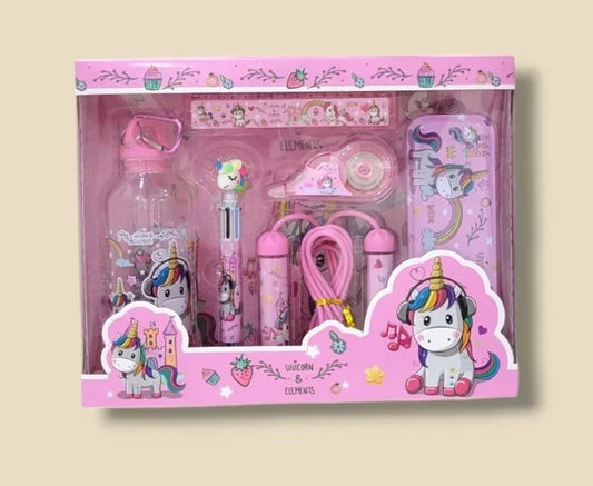 Super School Starter Bundle – Premium School Bag, Themed Stationery Kit, Educational Board & Multifunctional Premi Gepty - BachoKaBazar