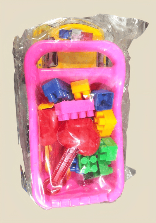 Tool Carrier Truck Toy with Blocks – Learning Through Play - BachoKaBazar