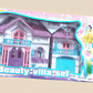 Beauty Villa Dollhouse – Compact & Colorful Playset (Blue - Purple) - BachoKaBazar