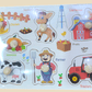 Colorful wooden alphabet puzzle plate for kids - educational toy 1ft size - BachoKaBazar