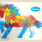 Colorful wooden alphabet puzzle plate for kids - educational toy 1ft size - BachoKaBazar