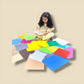 Combo Pack – 22 Foam Sheets (10 Glitter + 12 Plain) - BachoKaBazar