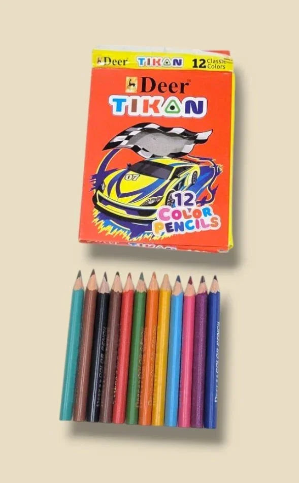 Creative Kids Bundle – Double - Sided Board, Multi - Color &amp; Glitter Foam Sheets, and Deer Pencils (Complete Learning Kit) - BachoKaBazar