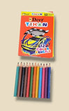 Creative Kids Bundle – Double - Sided Board, Multi - Color &amp; Glitter Foam Sheets, and Deer Pencils (Complete Learning Kit) - BachoKaBazar