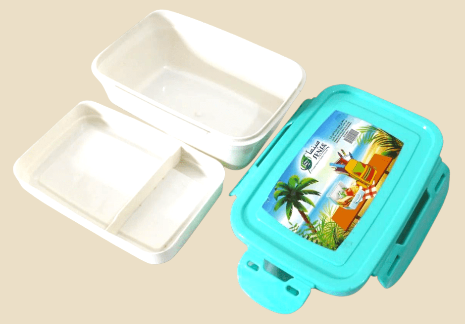 Jambo Lunch Box with 2 Portions – Leak - Proof & Durable for Kids & Office Use - BachoKaBazar