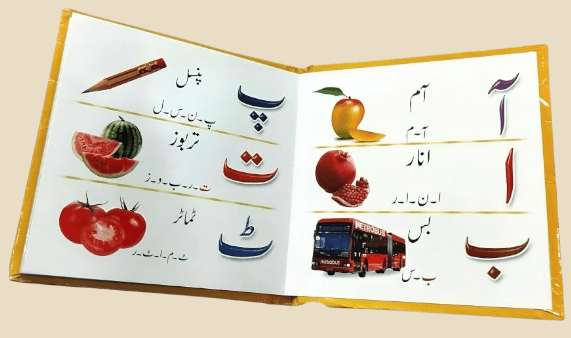 Meri Pehli Kitaab – Urdu Alphabet Learning Book (Hardbound) - BachoKaBazar