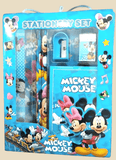 Mickey Mouse Blue Stationery Set for Kids – Diary, Pen, Rubber & More - BachoKaBazar