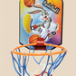Mini Wall - Mounted Basketball Hoop Set with 3 Soft Balls – Indoor Fun for Kids (Plastic Foldable & Durable) - BachoKaBazar