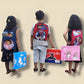 Premium Cartoon School Kit with Bag – 6 - in - 1 Stationery Set + Matching Backpack - BachoKaBazar