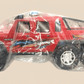 Red 6 - Wheel Transport Truck Toy – Double Seats & Back Storage for Kids - BachoKaBazar
