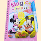 Reusable Magic Water Painting Book for Kids with Marker – Mess - Free Coloring & Fun Learning (Cartoon Design) - BachoKaBazar